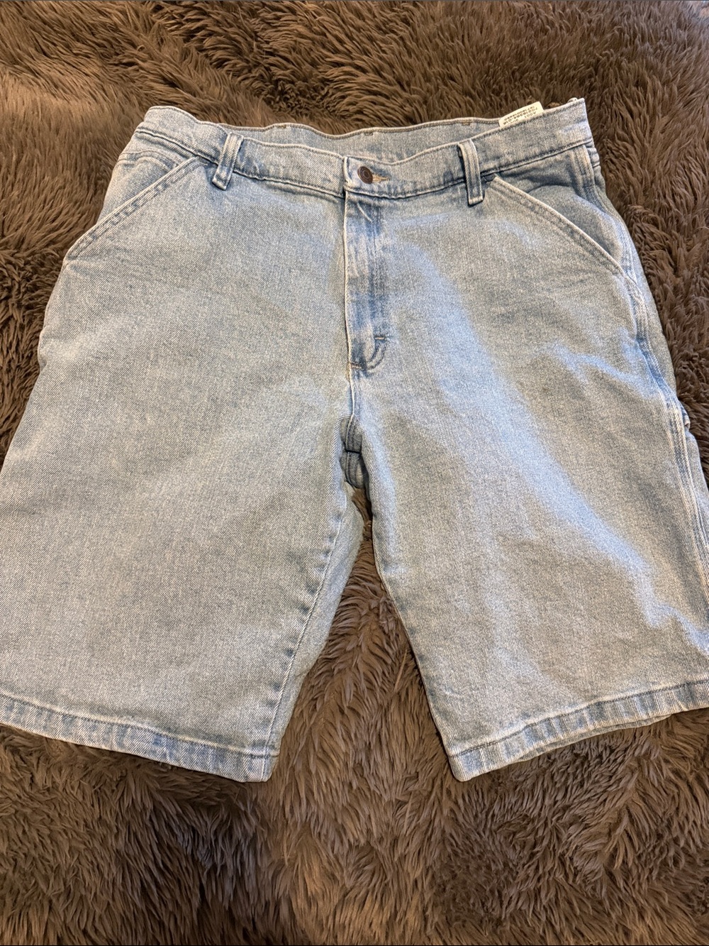 Men’s Wrangler Blue Denim Jorts